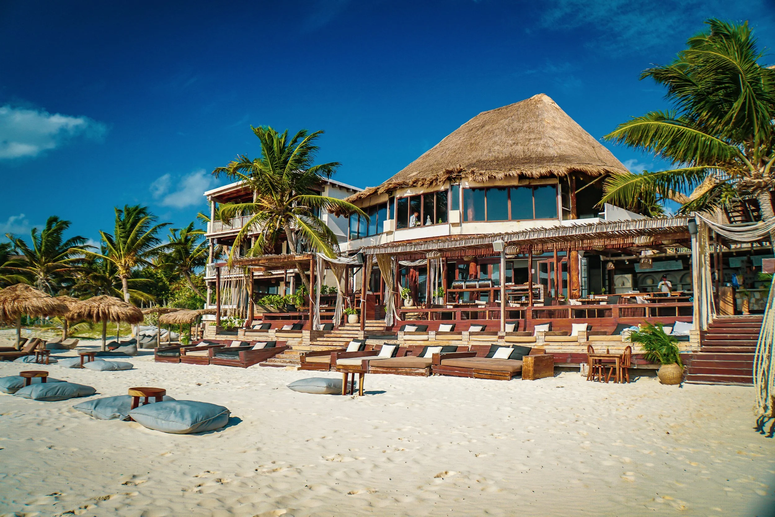 amansala all-inclusive resort view in tulum.