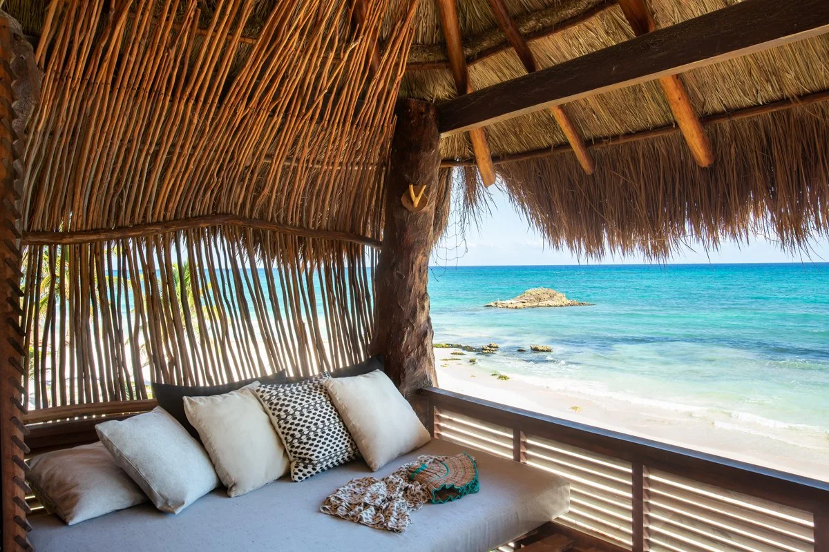 Amansala's beachfront room is the perfect hideaway for solo travellers