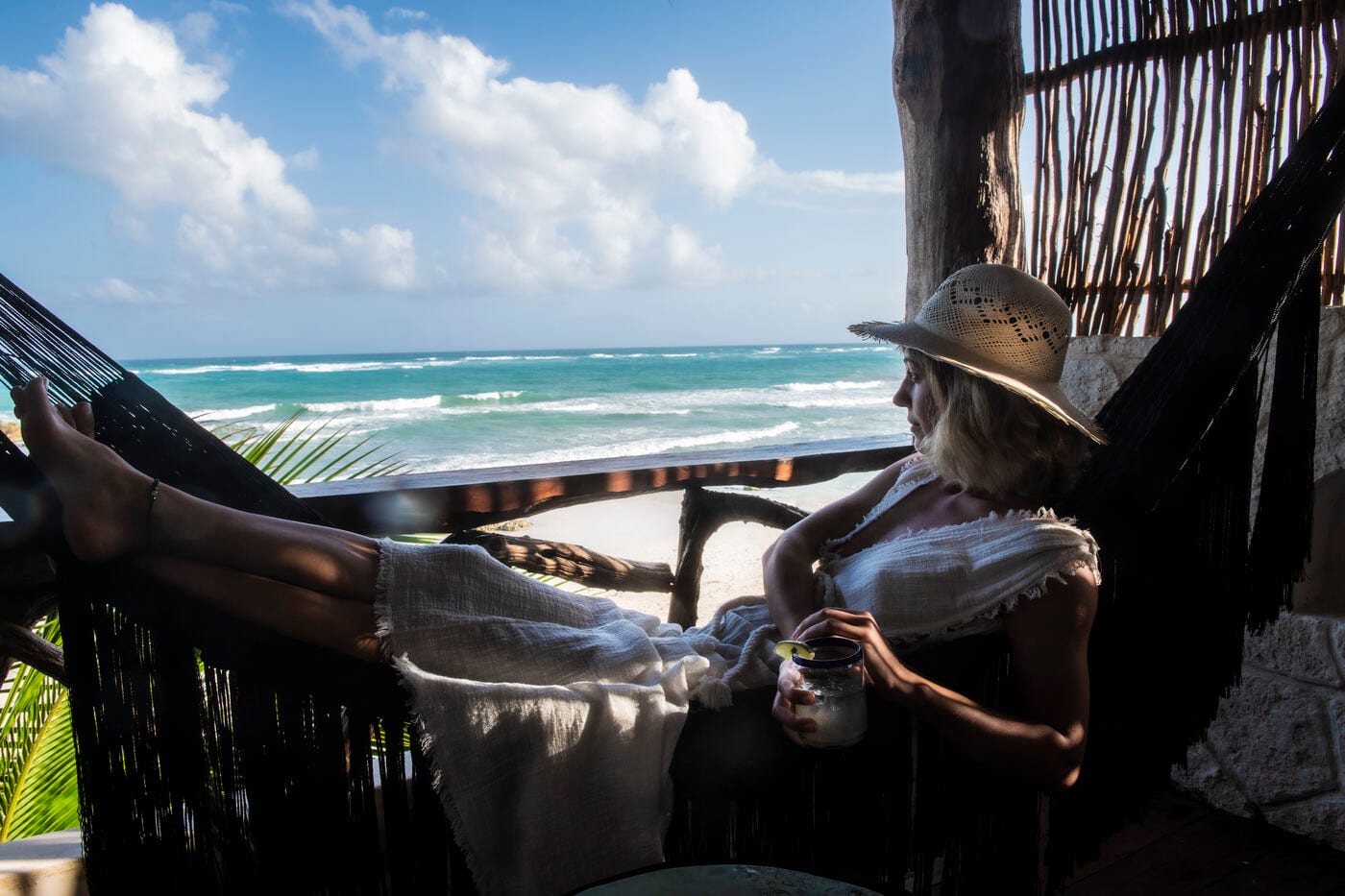 Terrace beachfront
