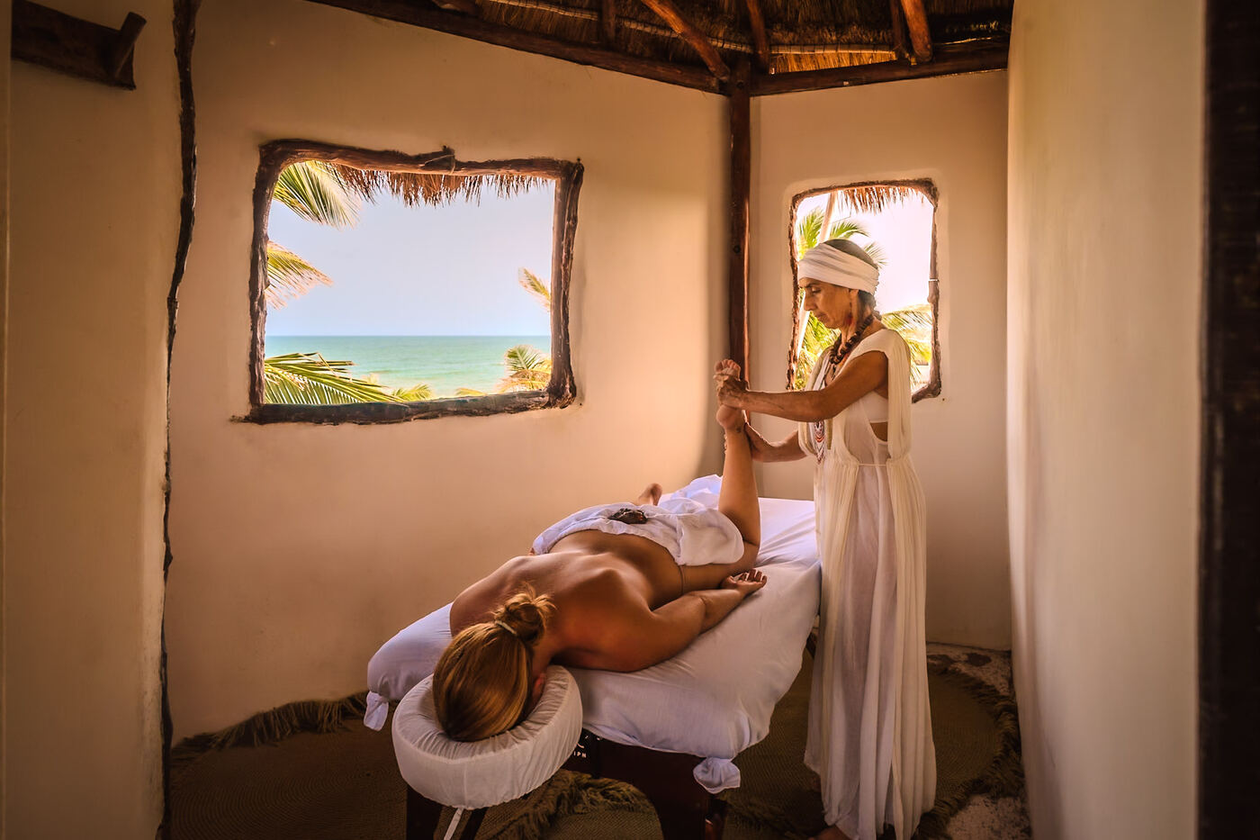 Spa treatment at Amansala